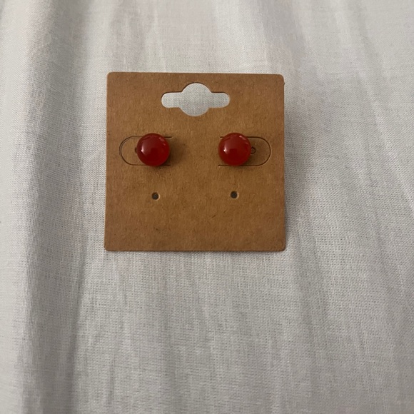 Jewelry - Carnalien stone earrings in 925 silver